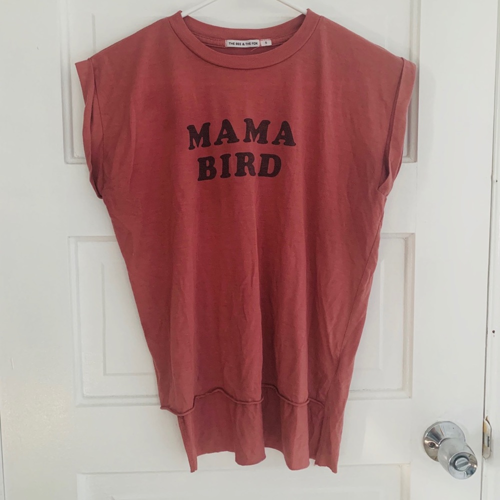 Mama bird muscle tee
